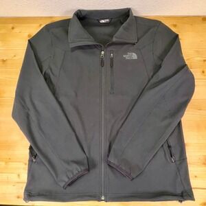 The North Face Apex Bionic 2 Jacket Men's Large Black WindWall Softshell Fleece‎